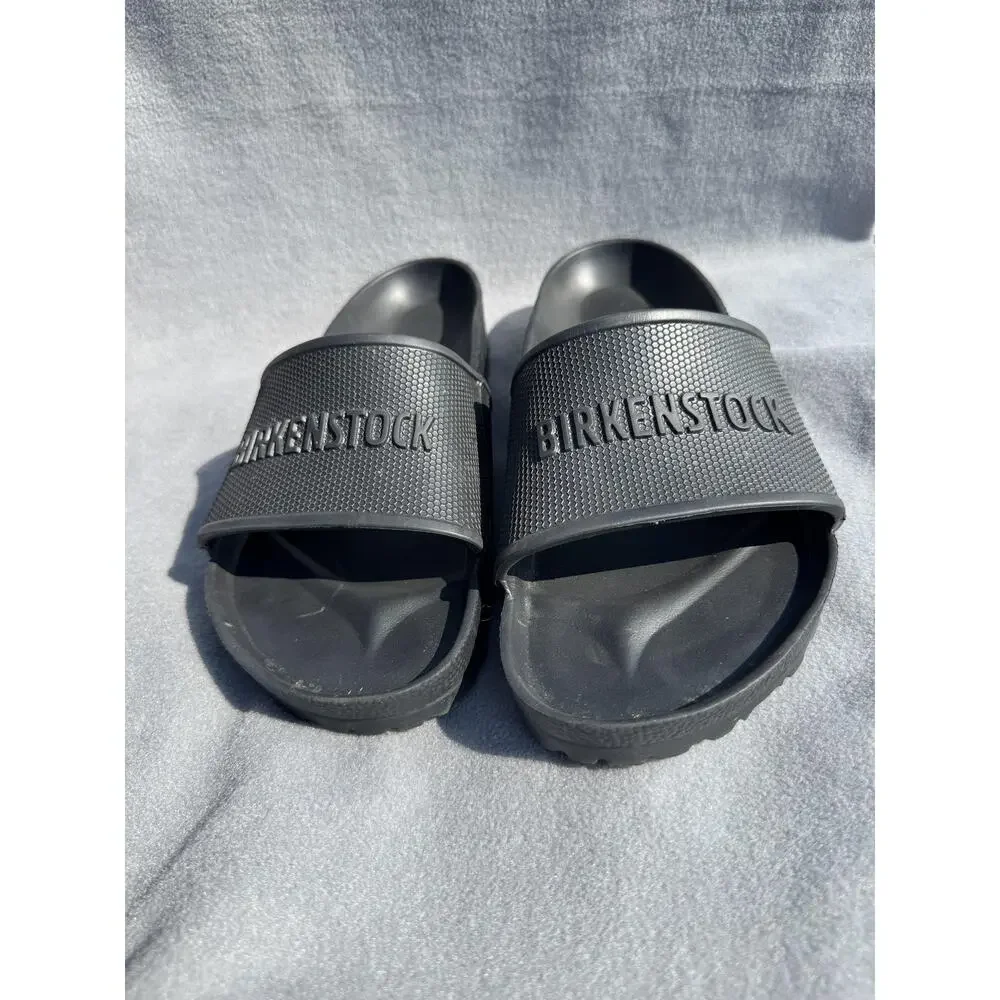 Like New Birkenstock Black EVA Slide Sandals 45